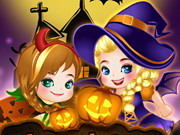 Historia de Halloween de Elsa y Anna