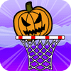 Baloncesto de calabaza enojada