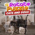 Rotar rompecabezas – Perros y gatos